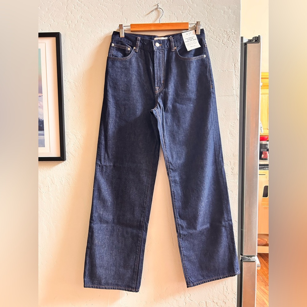 Madewell Perfect Vintage Wide-Leg Jeans in Airy Denim
